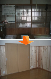 蒲郡市Y様邸リフォーム洋室施工前後